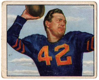 1950 Bowman #27 Sid Luckman